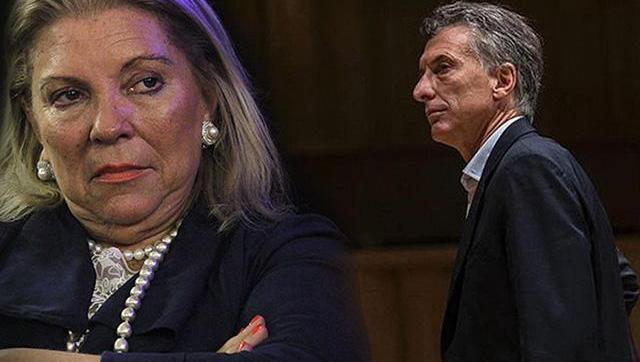 Macri nervioso por la denuncia de espionaje de Carrió: palideció, lo negó y tomó agua