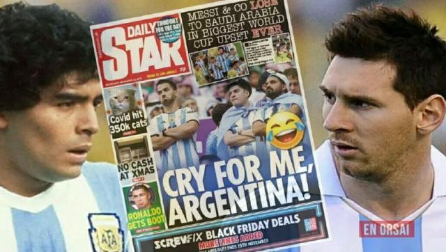 Qatar2022: Diario inglés se burla de la Selección Argentina