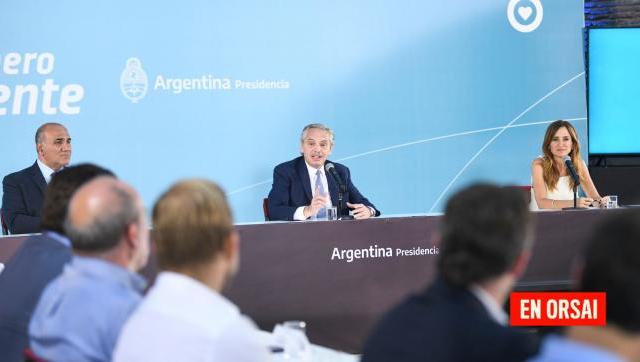 El Presidente anunció un Refuerzo Alimentario en 33 partidos del Conurbano bonaerense