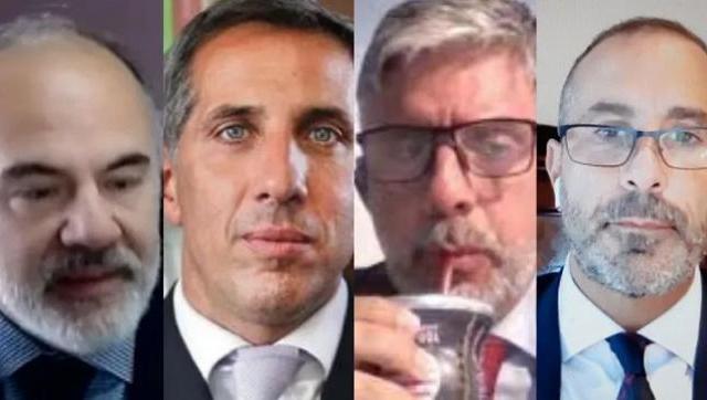 Los fiscales Mola y Luciani, y los jueces Giménez Uriburu y Gorini.