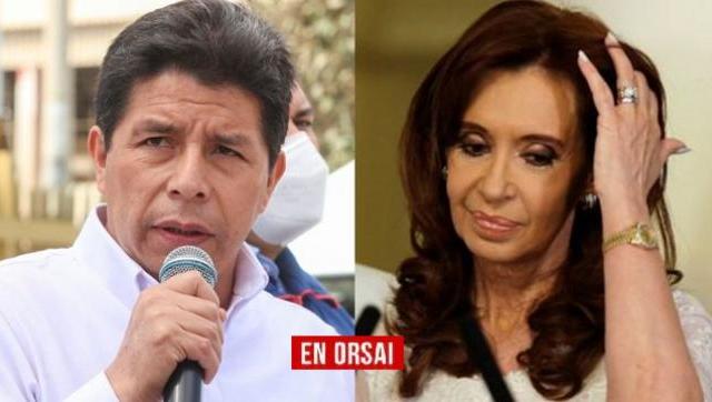 Cristina Kirchner y Pedro Castillo