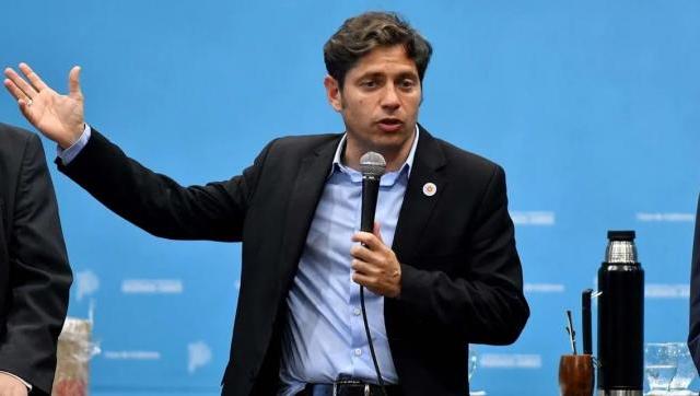 Kicillof consideró que quien 