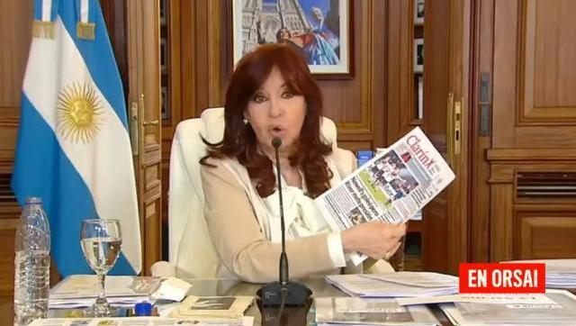 La Vicepresidenta de Argentina Cristina Fernández de Kirchner