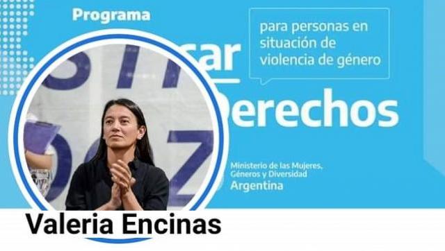 Valeria Encinas, Coordinadora del Programa Acercar Derechos del Ministerio de Mujeres, Géneros  y Diversidad de la Nación