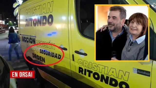 Detienen camioneta que decía “Cristian Ritondo 2023, seguridad y orden” con chofer alcoholizado