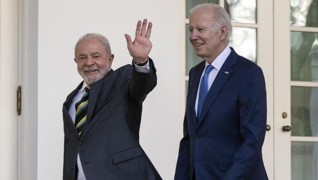Foto sputniknews.lat durante la visita de Luiz Inácio Lula da Silva a su par estadounidense Joe Biden