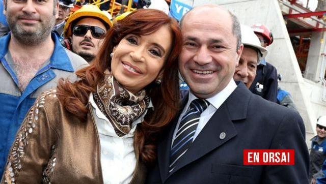 Mario Secco con Cristina Kirchner