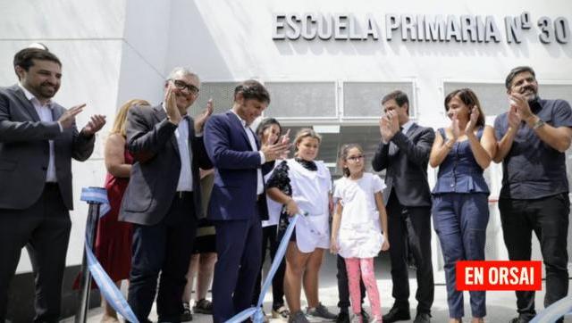 Gestión Kicillof: San Vicente tiene una nueva escuela y es la número 132 inaugurada por el gobernador