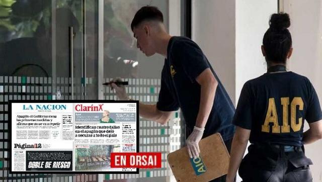 Medios robotizados: discurso, apagón y balacera