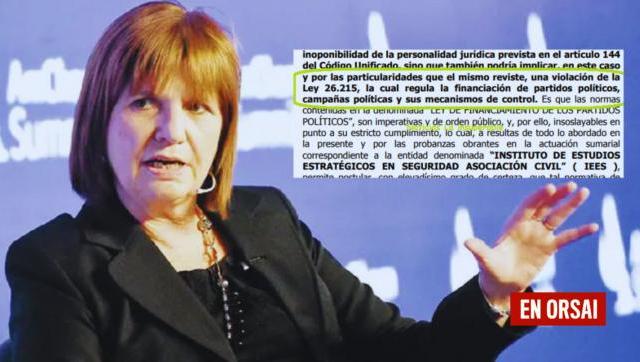 La IGJ pide intervenir la fundación «sin fines de lucro» de Patricia Bullrich sospechada de financiar actividades políticas