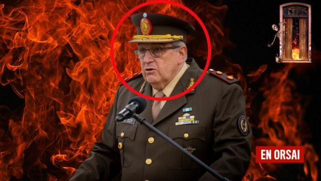 Escapado del infierno: General retirado removido por apología del terrorismo de Estado