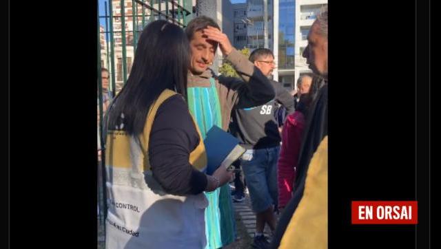 Las prioridades de Larreta: Secuestrar empanadas a un trabajador en un 1° de Mayo