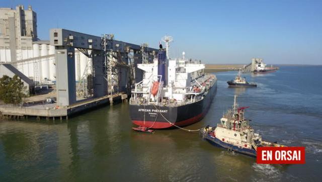 Puertos públicos bonaerenses alcanzan su mayor volumen de carga en cuatro años