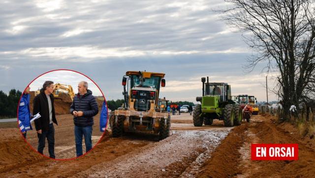 Avanza la construcción de la autopista que transformará la Ruta Nacional 7