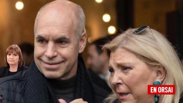 Larreta intenta aislar a Bullrich con el apoyo de Lilita Carrio en la recta final de la campaña