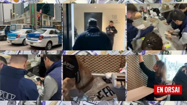 Golpe a las cuevas del dólar Blue: Hay 15 Detenidos de una sofisticada red de contrabando monetario