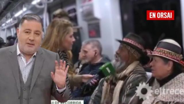 Así maltrataron en canal 13 a dos personas indígenas
