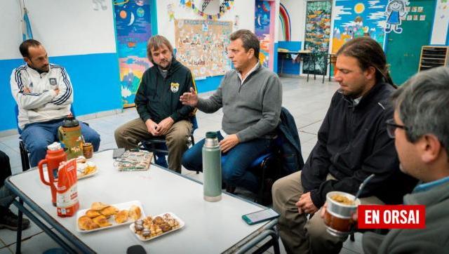 Sergio Massa y los Curas Villeros trabajan por los sectores vulnerables