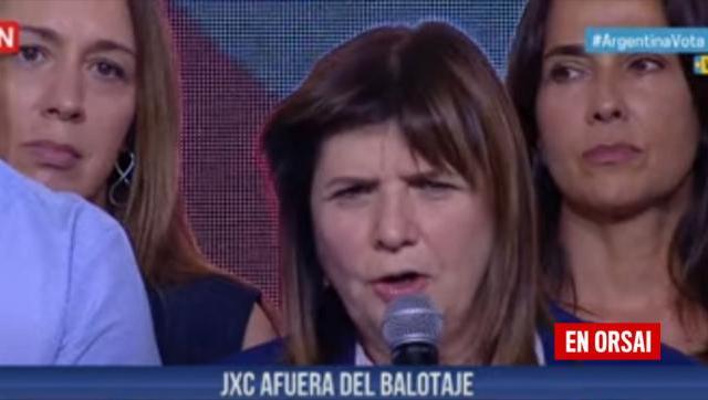Patricia Bullrich: No supo ni siquiera ser buena perdedora