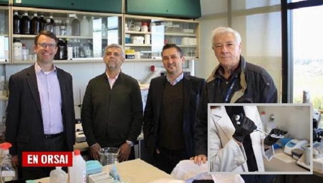 Izq a der: Dr. Pablo Brumovsky, director Científico de Immunalgia Therapeutics; economista Gustavo Álvarez, Chief Financial Officer; Dr. Alejandro Montaner, director General y Project Manager de Immunalgia Therapeutics, y Dr. Marcelo Villar, Director M