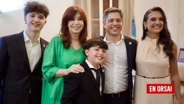 Cristina Kirchner brilla en la asunción de Kicillof
