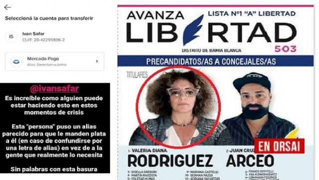 Pidieron la renuncia de concejala libertaria: su hijo cambió alias de Mercado Pago para quedarse con plata de donaciones por el temporal
