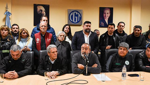 CGT pide ser escuchada en el tratamiento de la ley ómnibus para 