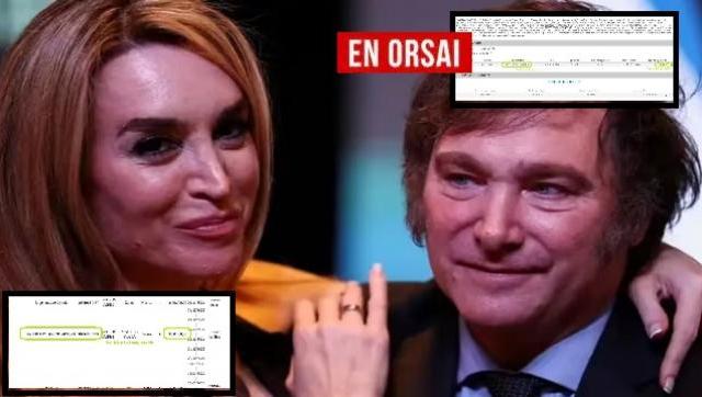La novia del presidente Javier Milei, Fátima Flórez, cobró millones del estado entre contrataciones y subsidios