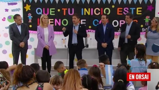 Axel Kicillof: “Milei le cortó el sueldo a todos los docentes bonaerenses”