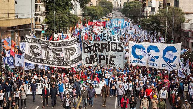 Organizaciones sociales vuelven a marchar contra el “ajuste criminal” de Milei 