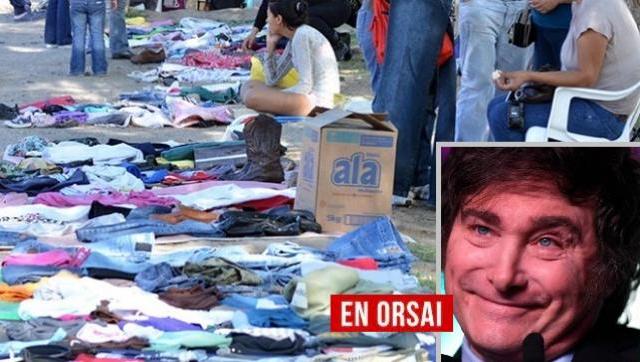 Crisis económica Crece la demanda de ropa usada