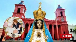 Utilizan a la la Virgen del Valle políticamente: Bordaron en el manto de la Virgen la imagen de Milei