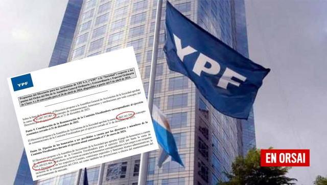 Los directores de YPF se autoasignaron salarios millonarios en plena crisis económica