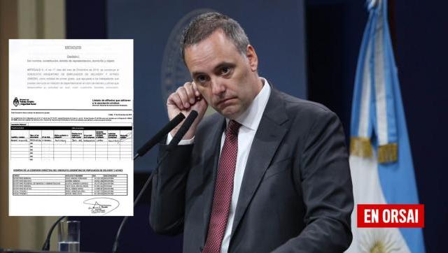 Crisis en la comunicación libertaria: El pasado sindicalista de Manuel Adorni sale a la luz