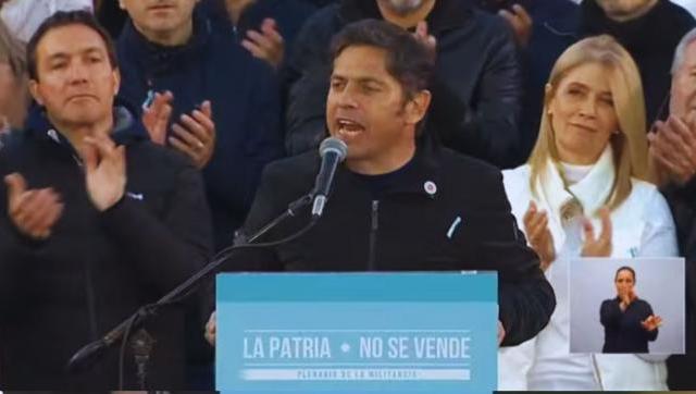 Kicillof: 