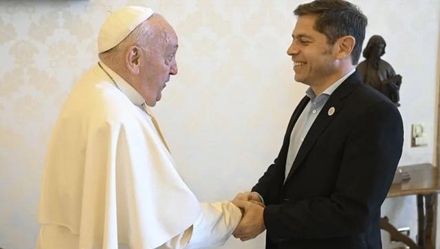 El papa Francisco recibió a Axel Kicillof