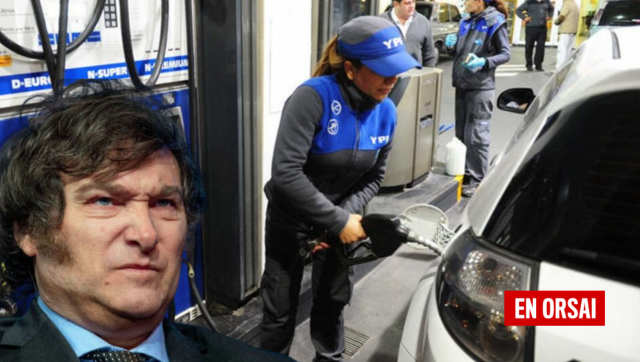 El gobierno anuncia con bombos y platillos la baja del 1% en los combustibles
