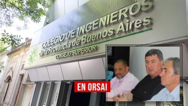 El ing. Civil Jorge O. Castellano, presidente del Colegio de Ingenieros de la provincia de Buenos Aires.