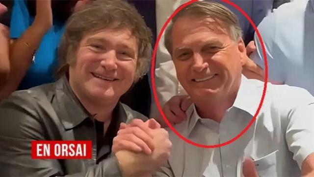 Jair Bolsonaro el socio político de Milei 