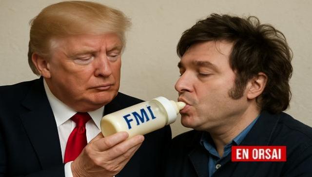 Donal Trump y su mejor empleado argentino