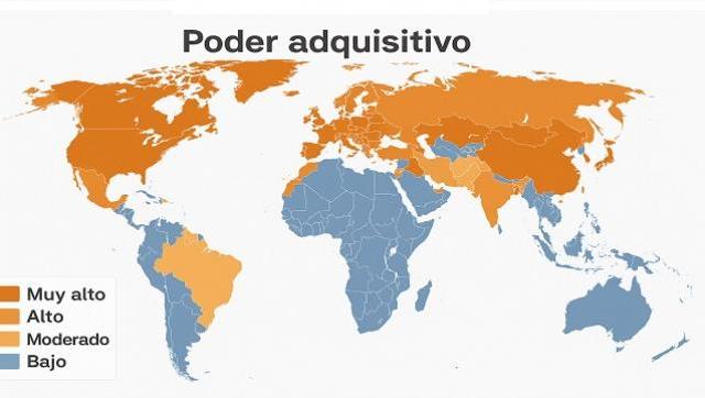 El ranking, basado en datos de OCDE, Banco Mundial y Numbeo, combina poder adquisitivo, costo de vida y acceso a servicios esenciales.