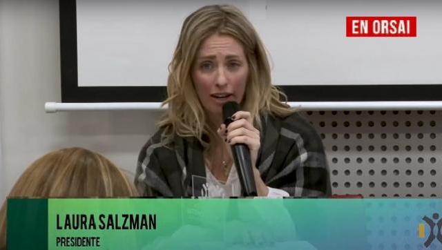 Laura Salzman, presidenta del Colegio de Nutricionistas de la PBA, en el Día de las y los Nutricionistas