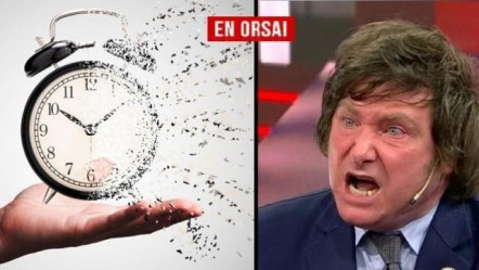 Milei con los minutos contados