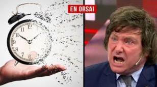 Milei con los minutos contados