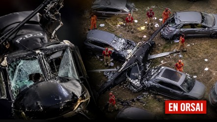 Helic&oacute;ptero Bell 412 cay&oacute; en San Juan y dej&oacute; siete muertos