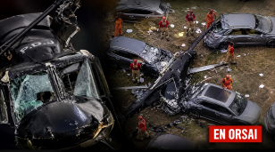 Helic&oacute;ptero Bell 412 cay&oacute; en San Juan y dej&oacute; siete muertos