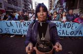 Banderazo contra la extranjerización de tierras en la previa de la marcha del jueves al Congreso