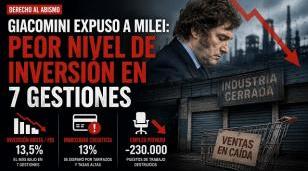 Diego Giacomini analizando los indicadores económicos del gobierno de Javier Milei en una entrevista audiovisual.