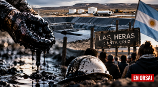 OPSUR y una planta de residuos petroleros en Las Heras: crece la alarma por las bateas a cielo abierto