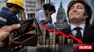 Salarios: Milei anuncia la recuperaci&oacute;n mientras los trabajadores siguen pagando el costo del ajuste